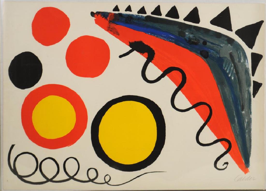Alexander Calder Pencil Signed Lithograph (1 of 8)