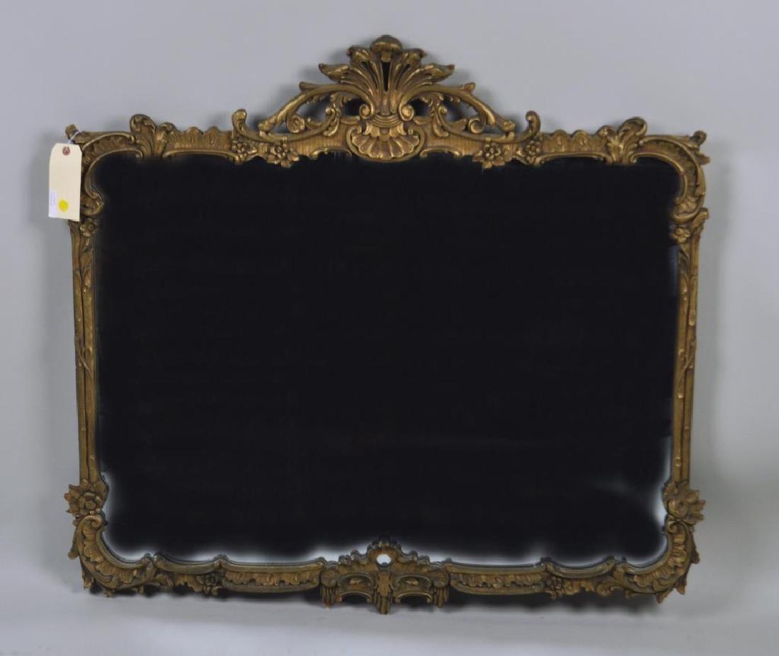 Giltwood & Composition Overmantle Mirror (1 of 5)