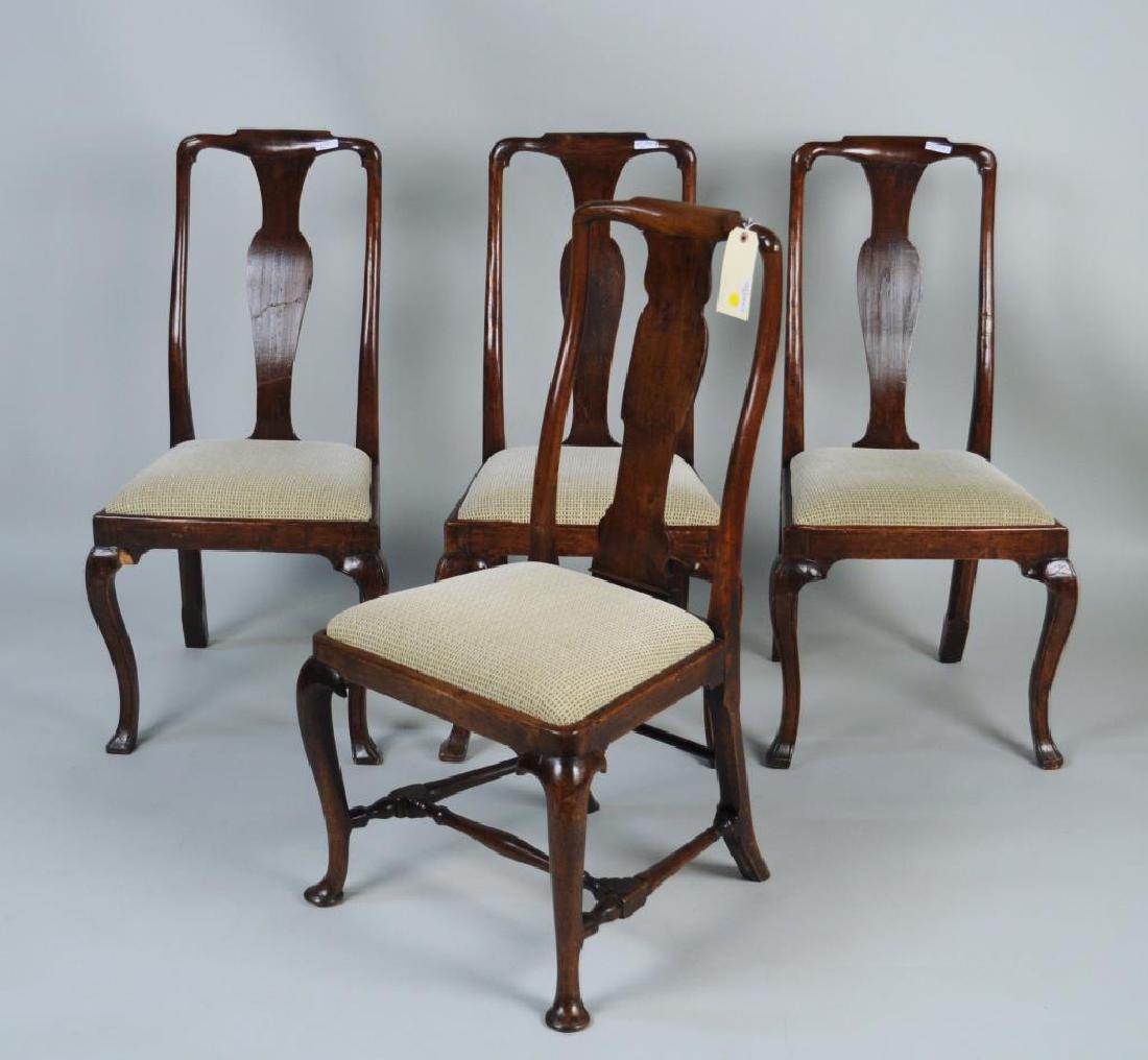 Group Four English Queen Anne Side Chairs (1 of 7)