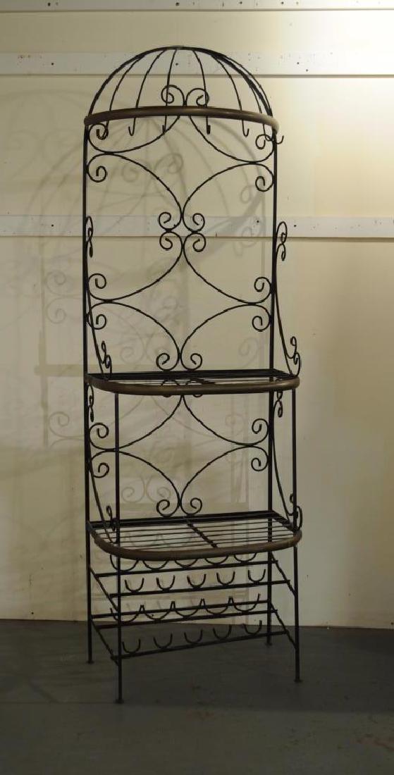 Small French Brass/Wrought Iron Baker's Rack (1 of 3)