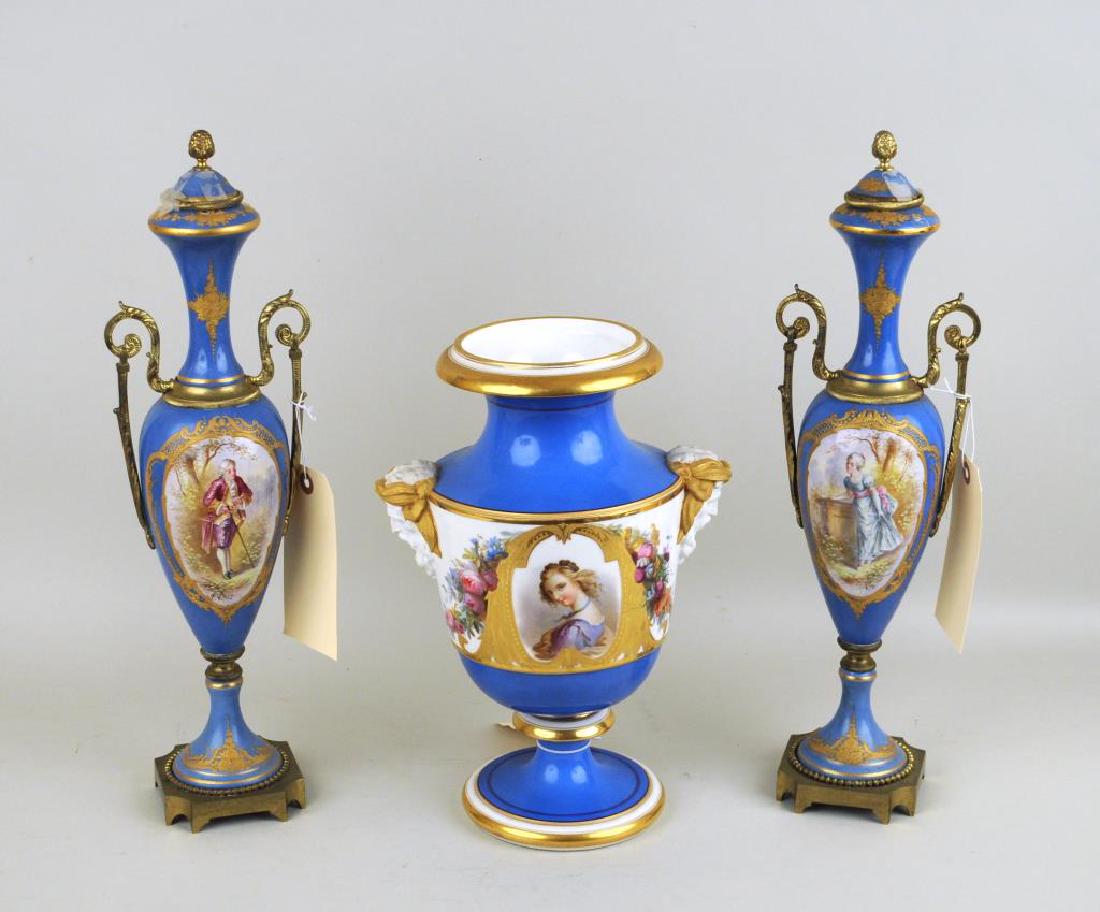 Continental Porcelain Assembled Garniture (1 of 8)