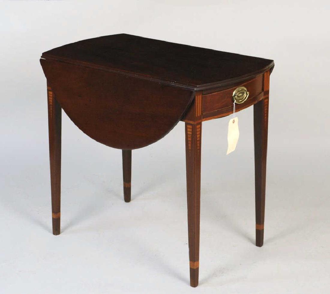 American Federal Inlaid Mahogany Pembroke Table (1 of 9)