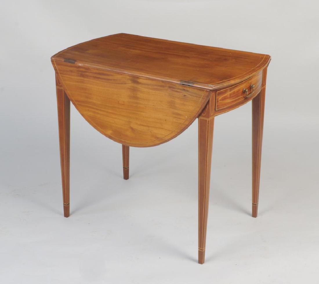 Federal Inlaid Mahogany Pembroke Table (1 of 4)