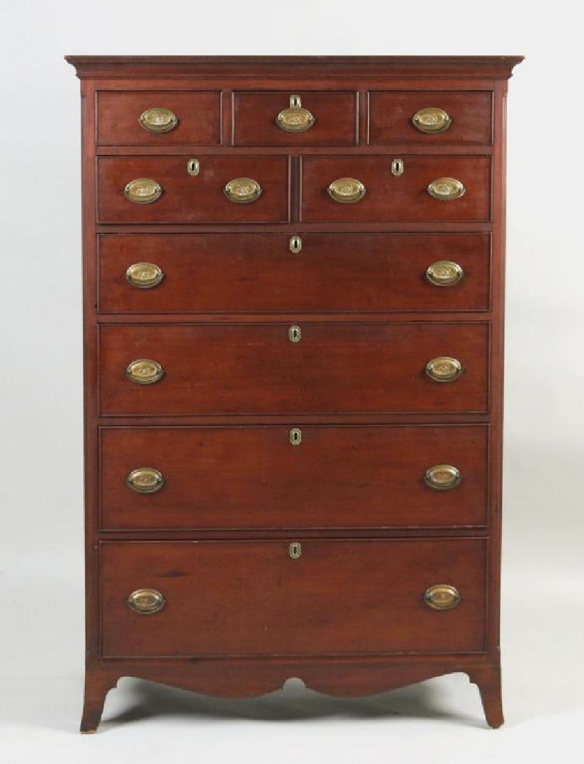 Pennsylvania Federal Cherry Tall Chest (1 of 9)