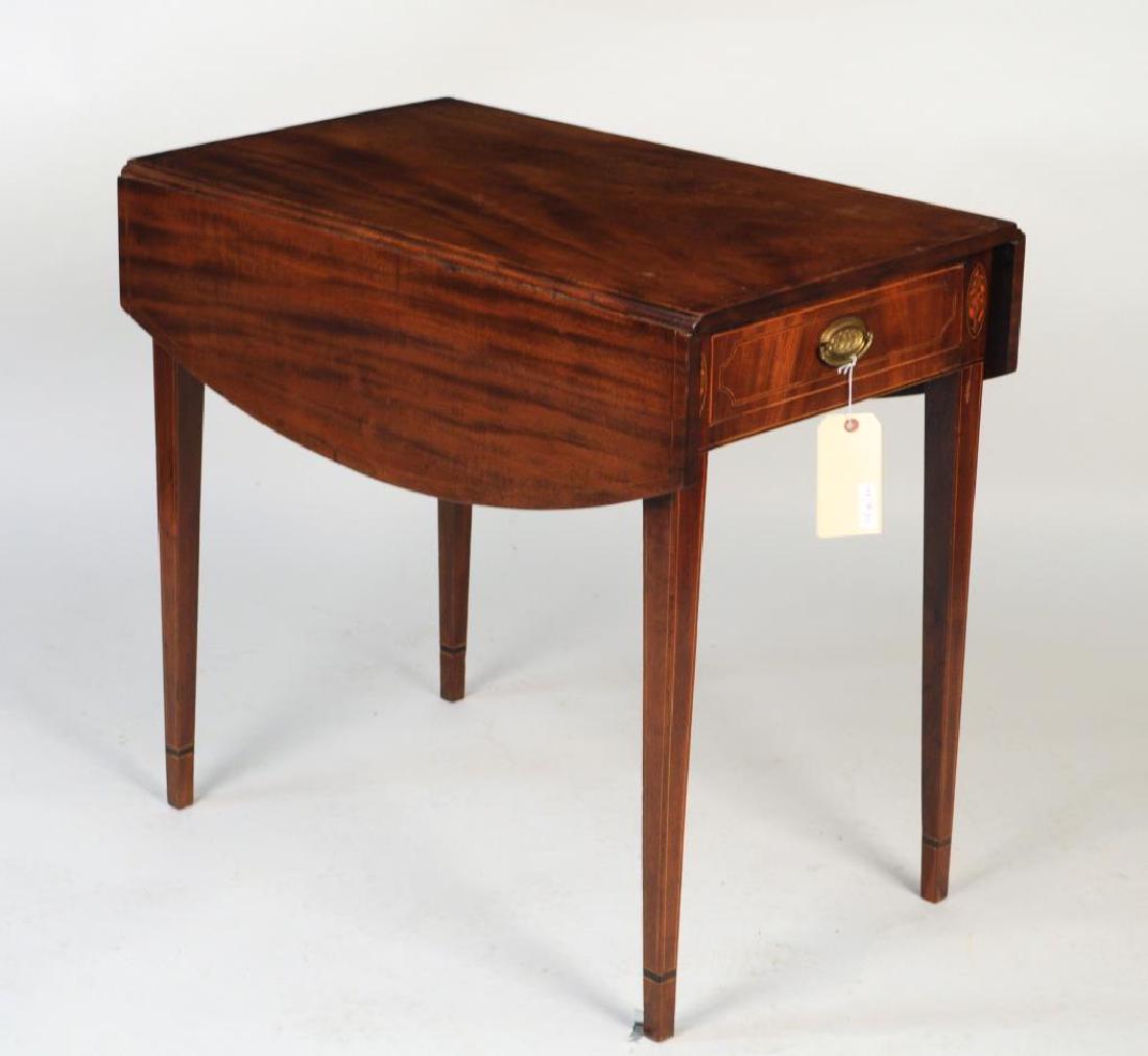 American Inlaid Mahogany Pembroke Table (1 of 7)