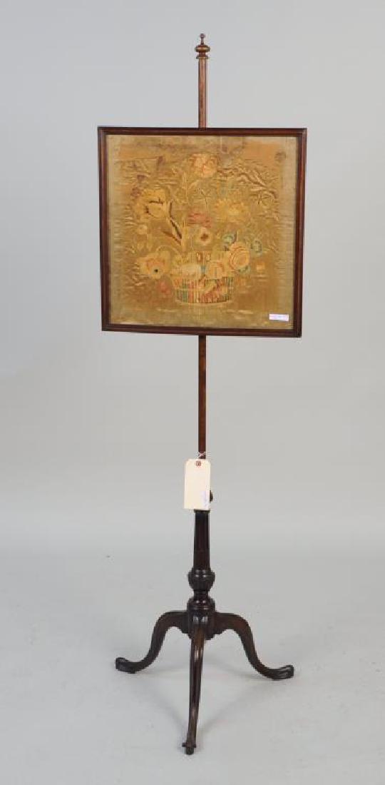 Chippendale Carved Mahogany Fire Screen (1 of 7)