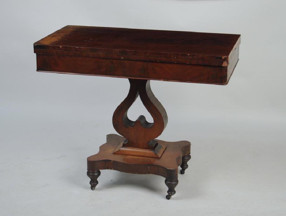 American Classical Mahogany Card Table (1 of 8)