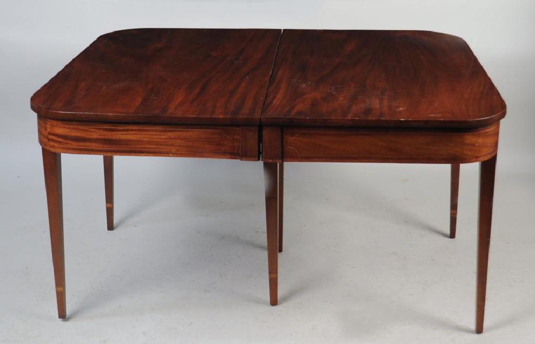 Federal Style Inlaid Mahogany Dining Table (1 of 7)