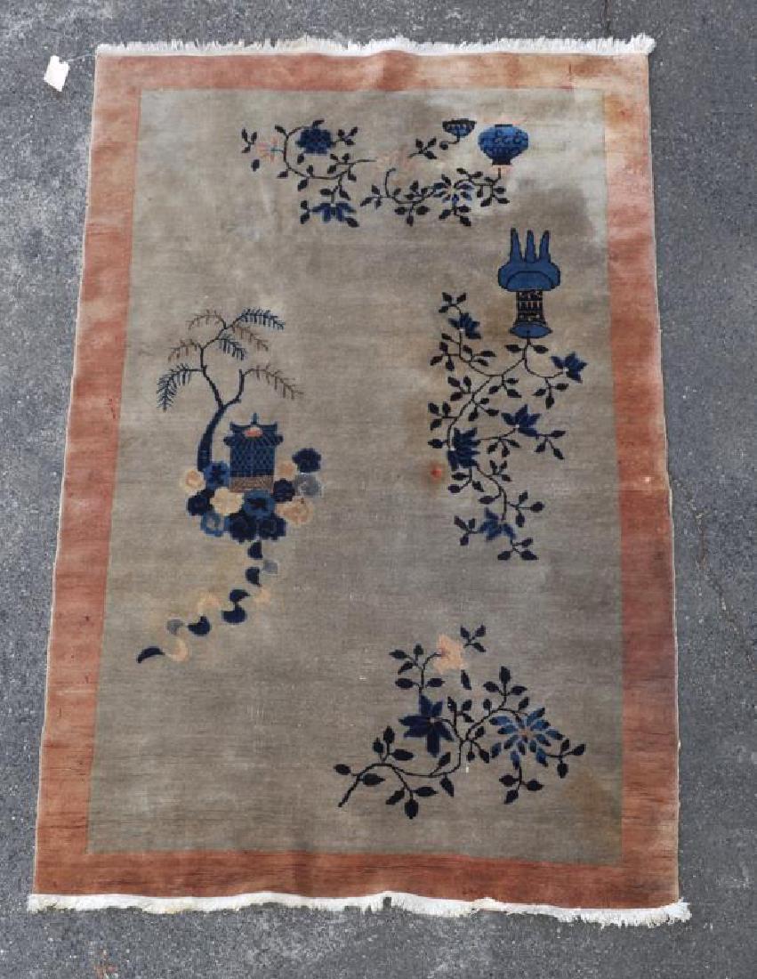 Chinese Art Deco Rug, Beige Tones (1 of 5)