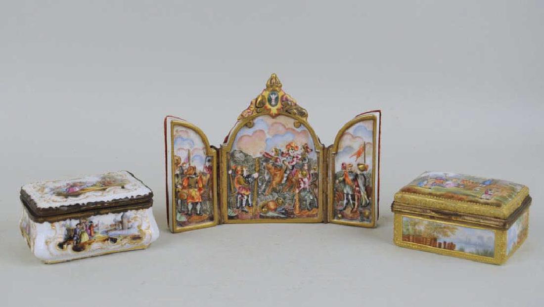 Three Small Continental Porcelain Items (1 of 6)