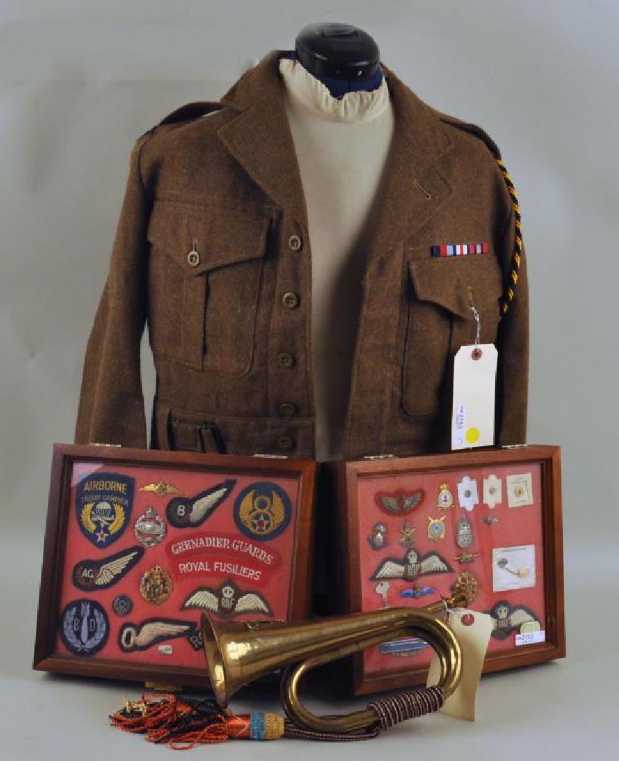 RAF Wool Battle Dress Jacket & Patches (1 of 6)