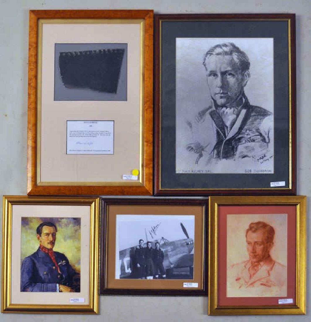 Group Five WWII RAF Interest Framed Works (1 of 6)