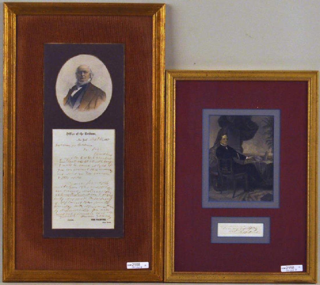 Two Framed American Autographs (1 of 6)