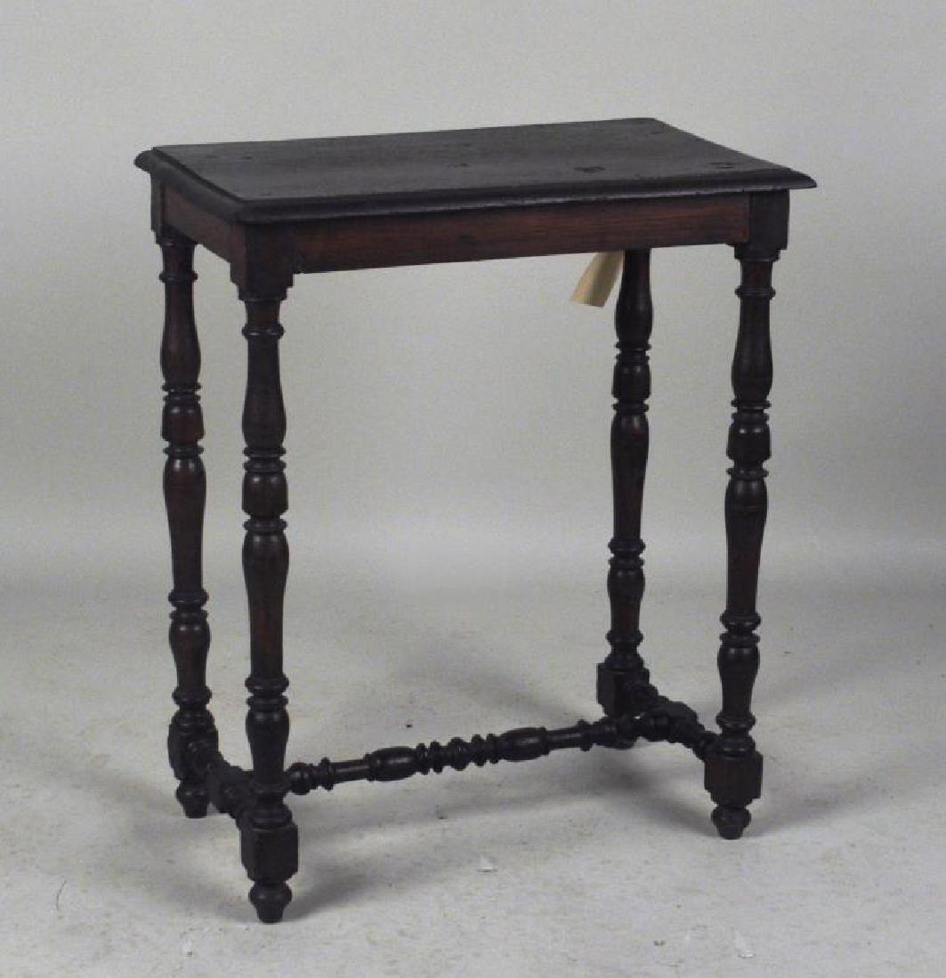 Continental Baroque Style Walnut Side Table (1 of 4)