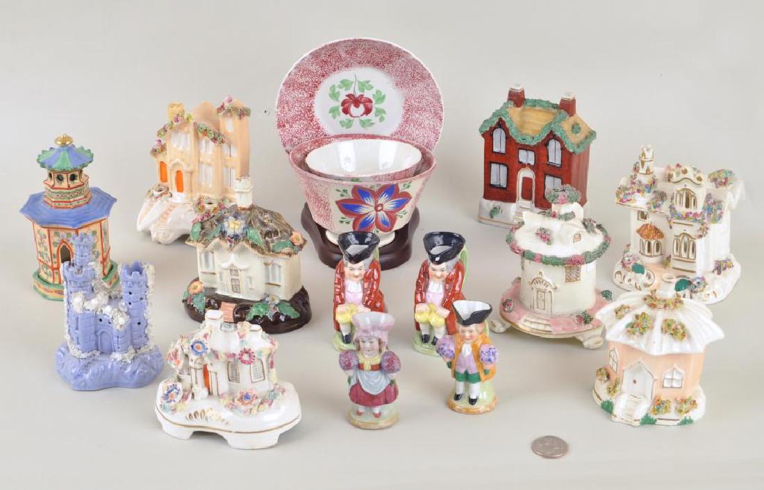 Group of Sixteen English Porcelain Items (1 of 10)