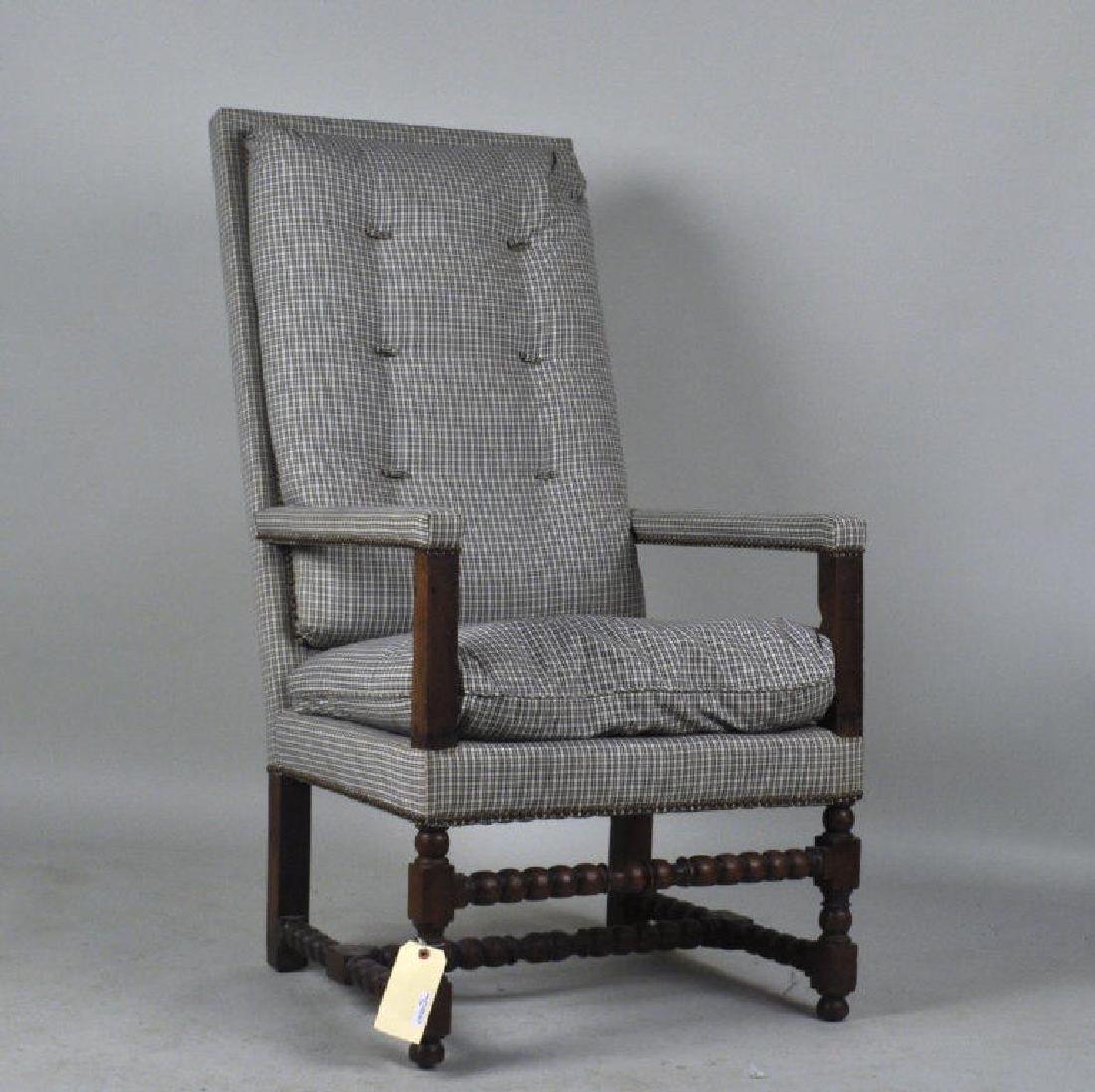Early Continental Upholstered Arm Chair (1 of 5)