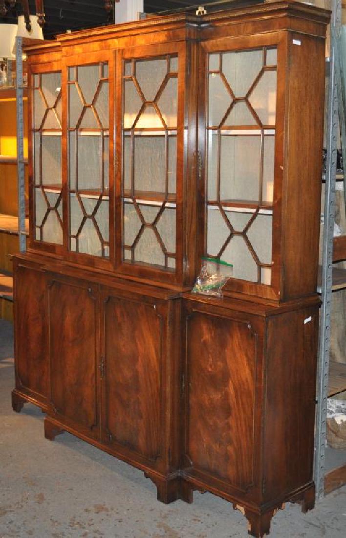 George III Style Mahogany Two Part Breakfront (1 of 7)