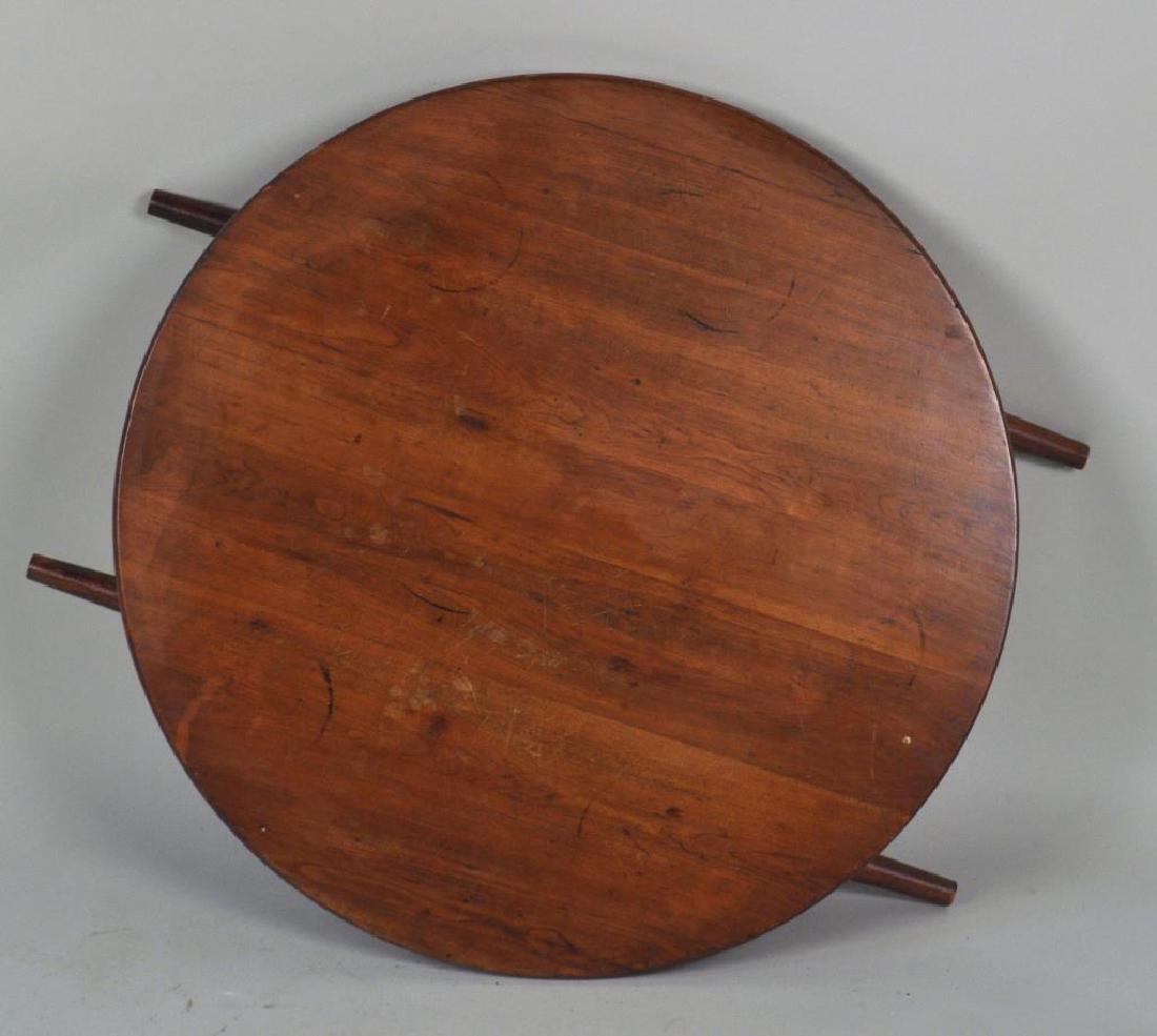Interesting Victorian Round Folding Game Table (1 of 3)