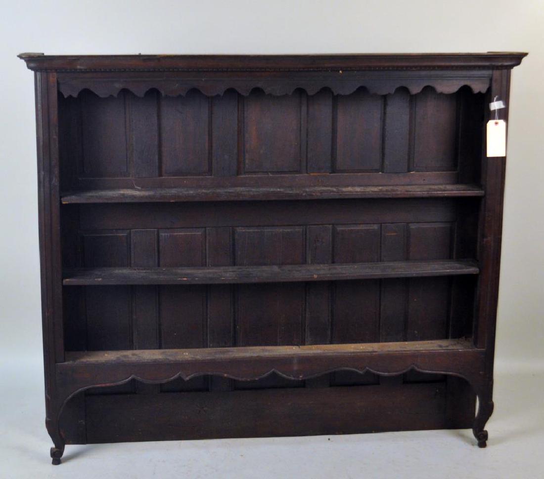 French Provincial Carved Oak Vaisselier Top (1 of 7)