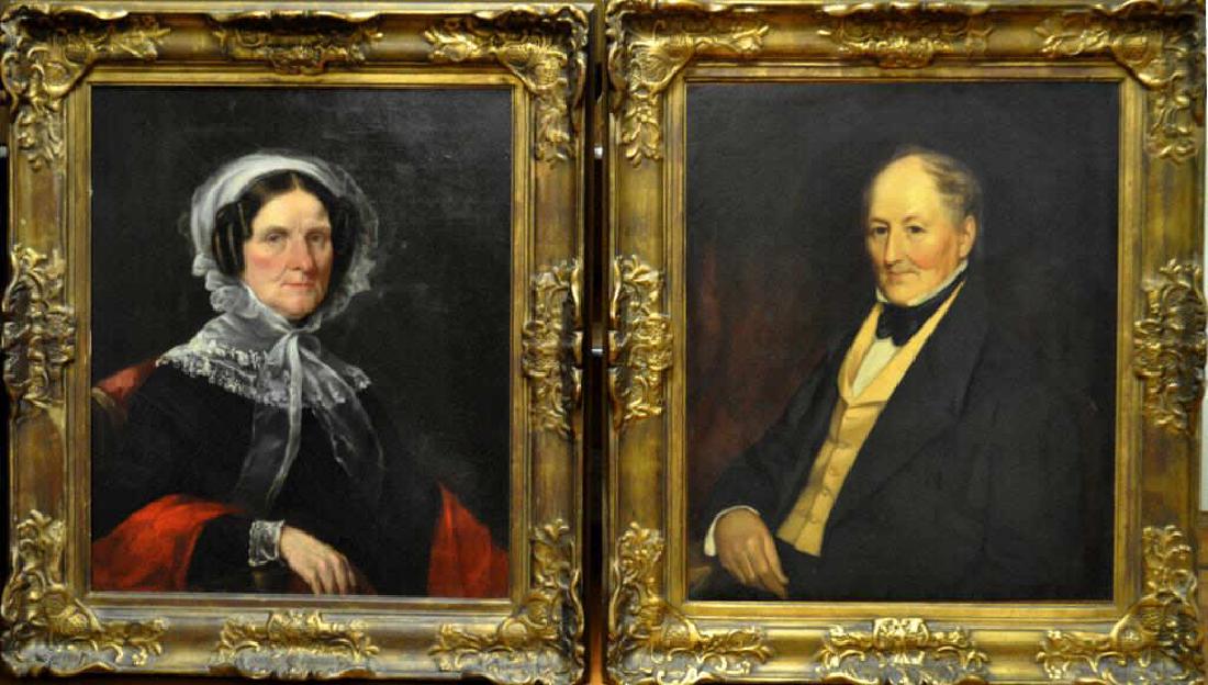 American School, Pair Portraits O/C (1 of 3)