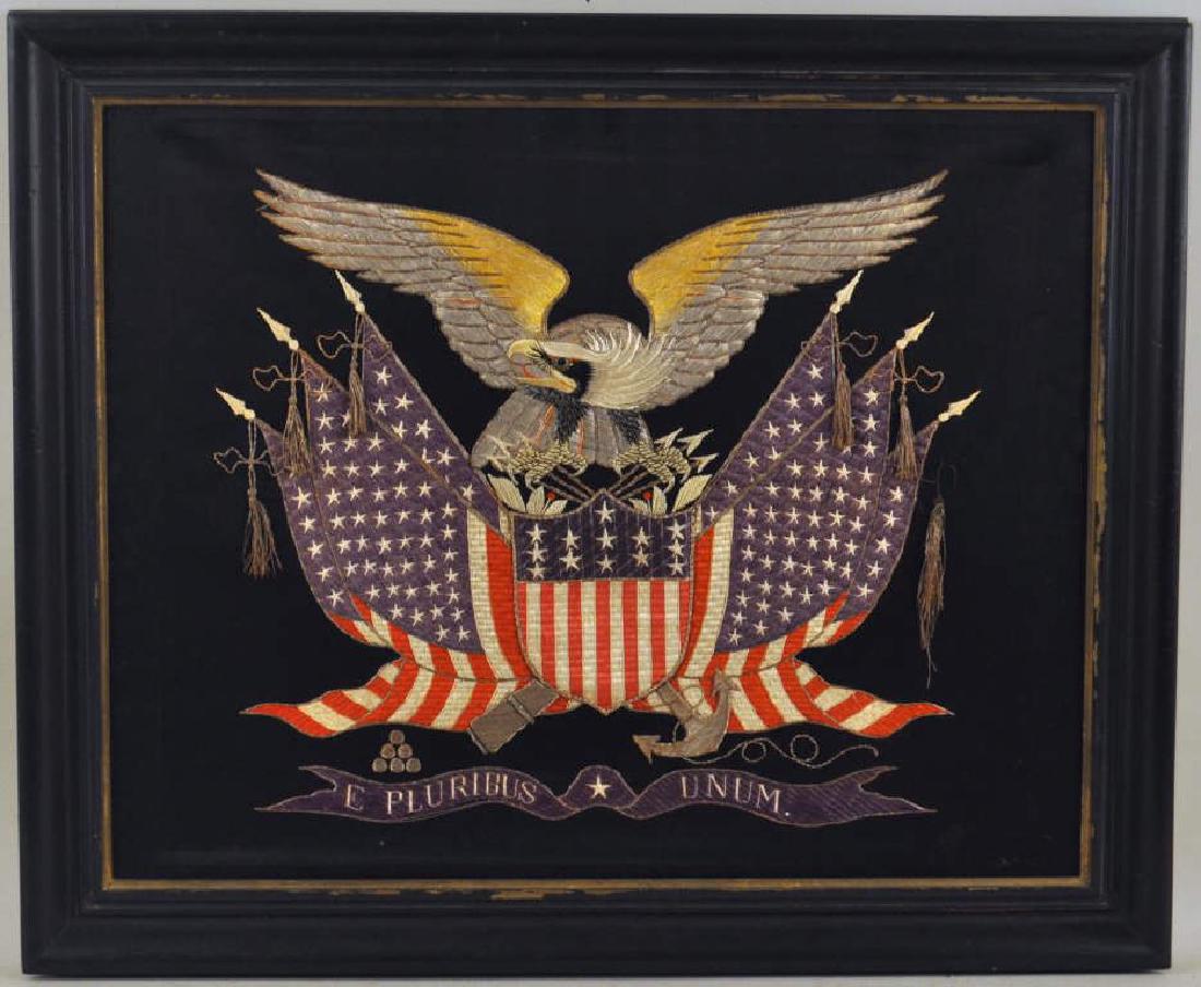 Framed Patriotic Needlework (1 of 5)