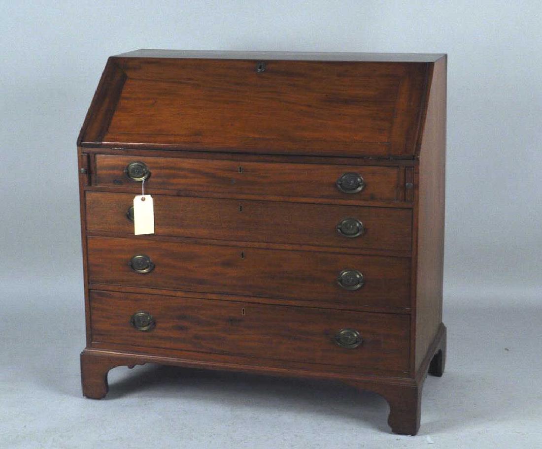 American Chippendale Slant Front Desk (1 of 8)