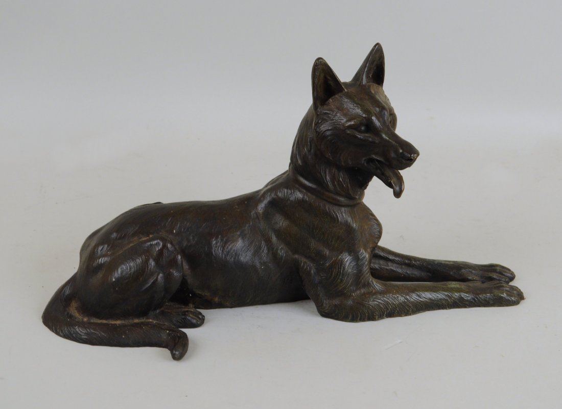 Carl Kauba, Bronze Shepherd Sculpture (1 of 4)