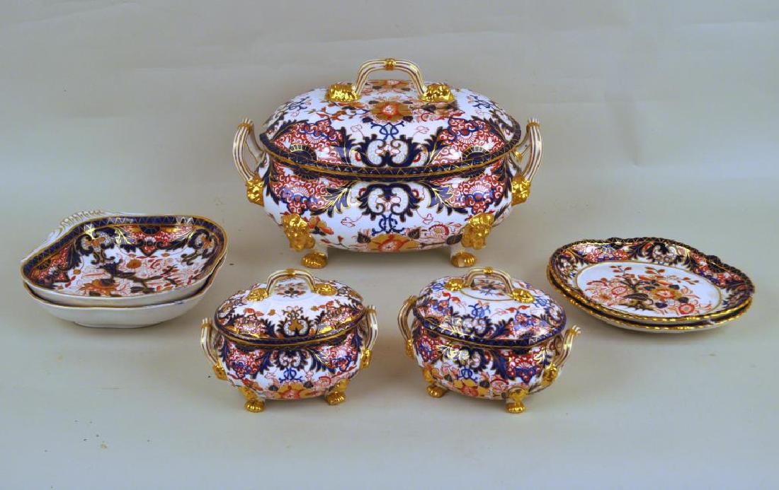Derby Imari Style Porcelain Group (1 of 16)