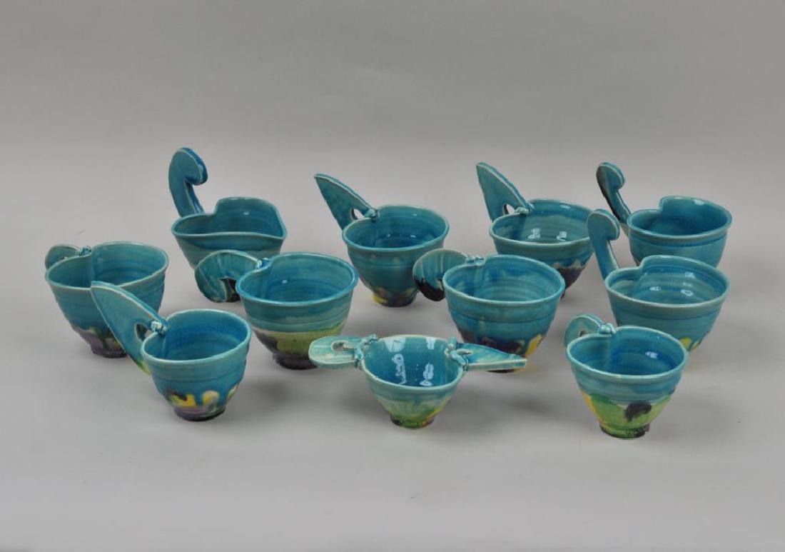 Eleven Betty Woodman Ceramic Cups (1 of 10)