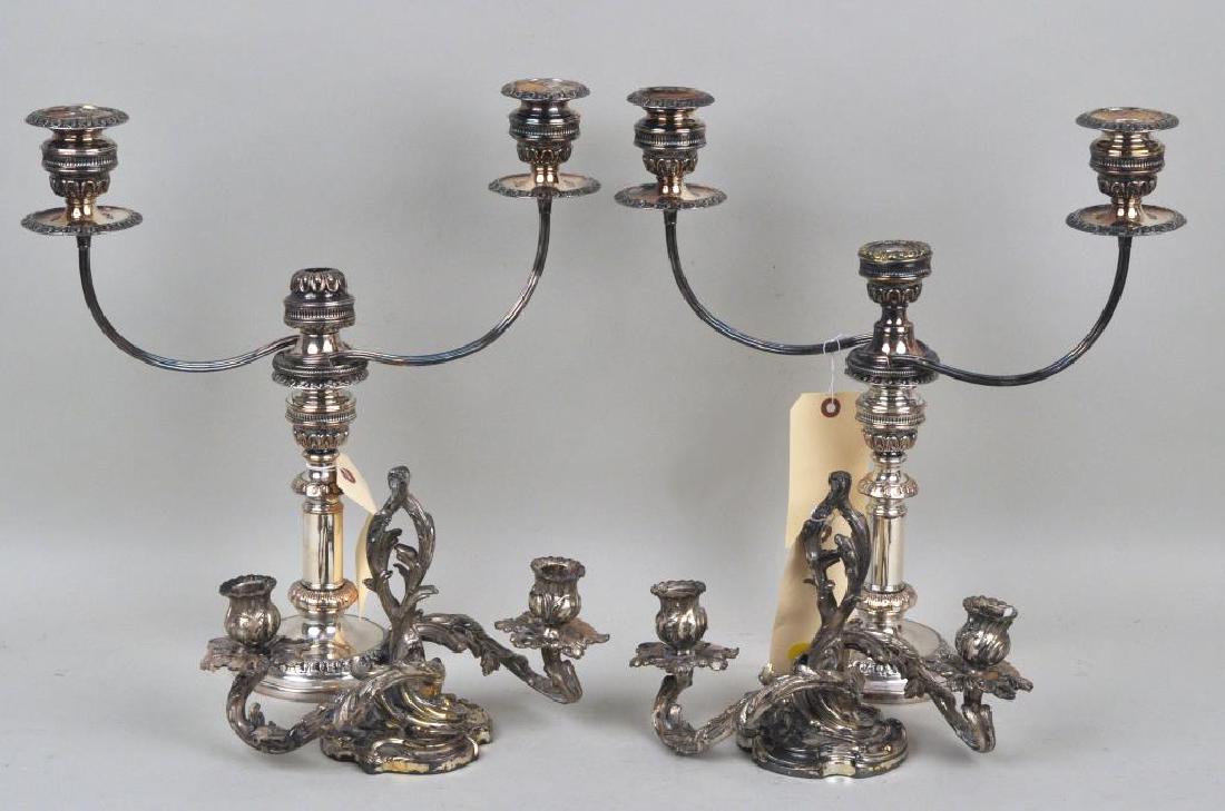 Two Pair S/P Candelabra (1 of 6)