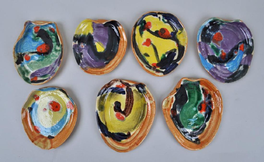 Seven Betty Woodman Glazed Ceramic Trays (1 of 6)