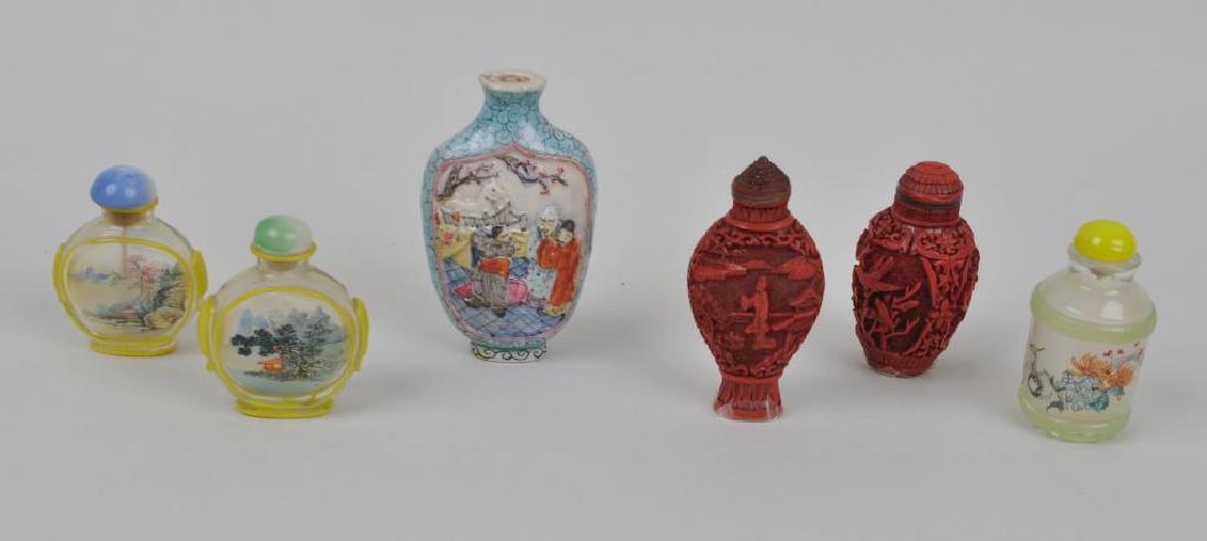 Group Six Asian Snuff Bottles (1 of 3)