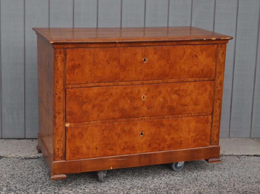 Austrian Burlwood Biedermeier Commode (1 of 7)