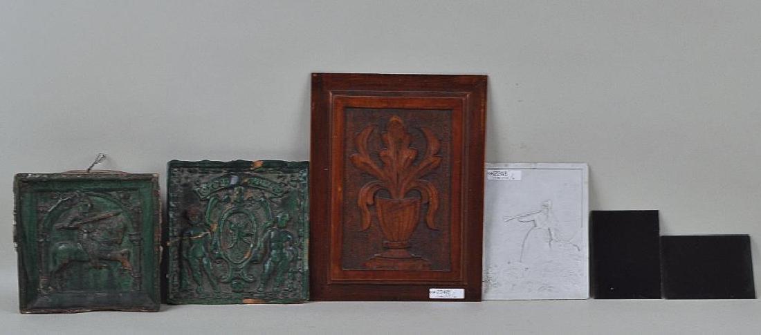 Continental Tiles, Lithophane, Plaque, Negatives (1 of 4)