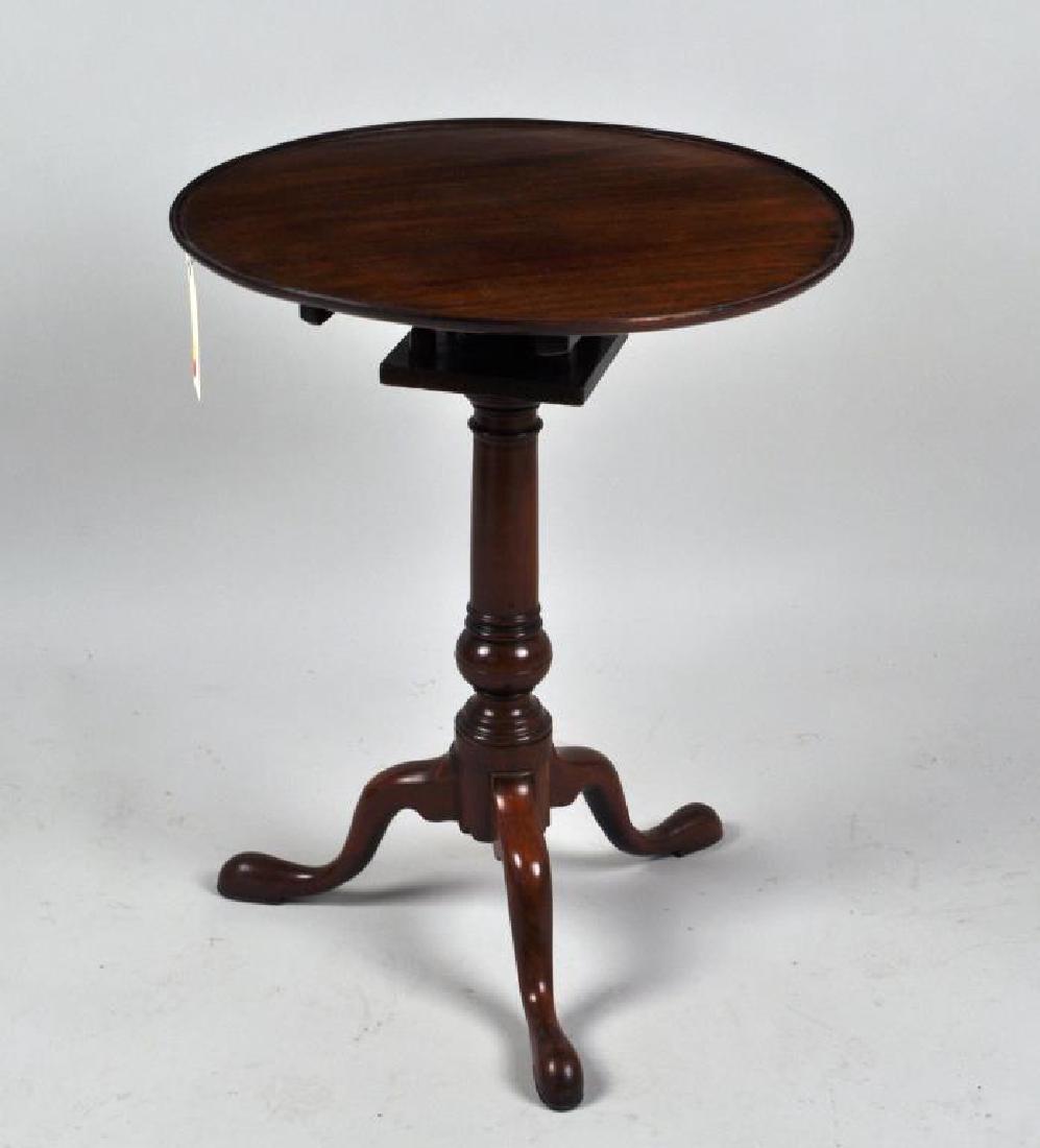 American Mahogany Dish Top Candlestand (1 of 11)