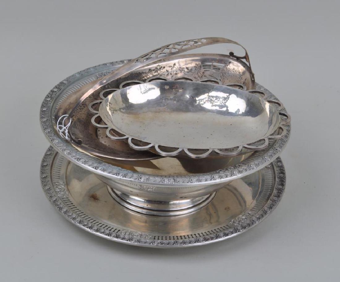 Sterling Tray & Three Bowls (1 of 6)
