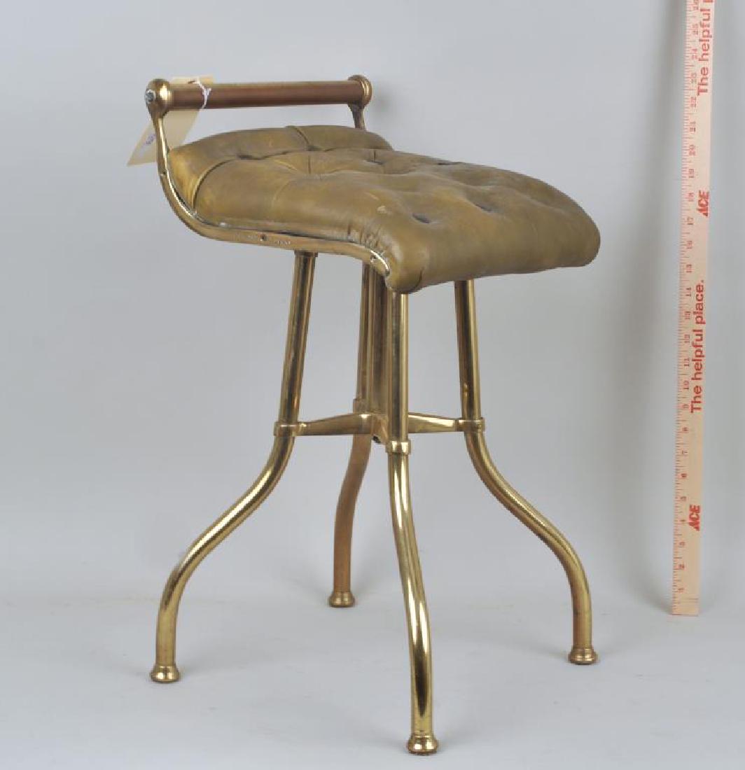 19th Century Adjustable Brass Piano Stool (1 of 4)