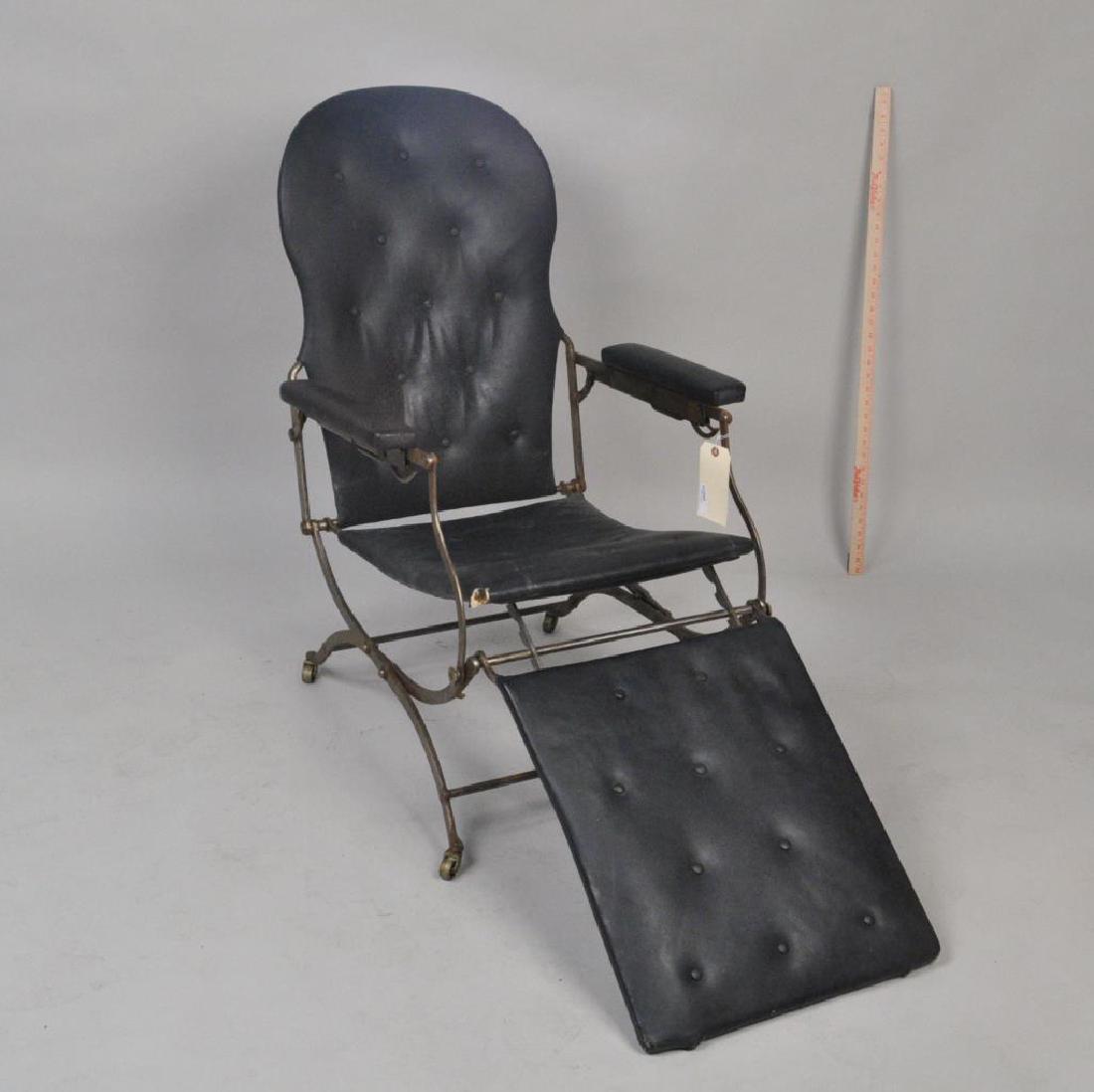 Victorian Mechanical Campaign Lounge Chair (1 of 5)