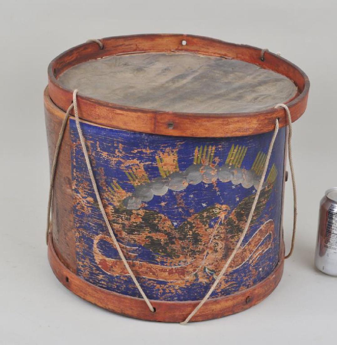 Early Drum - Painted Eagle Decoration (1 of 4)