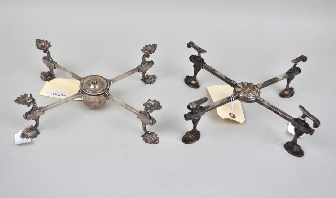 Two Vintage Silver Plate Dish Crosses (1 of 4)