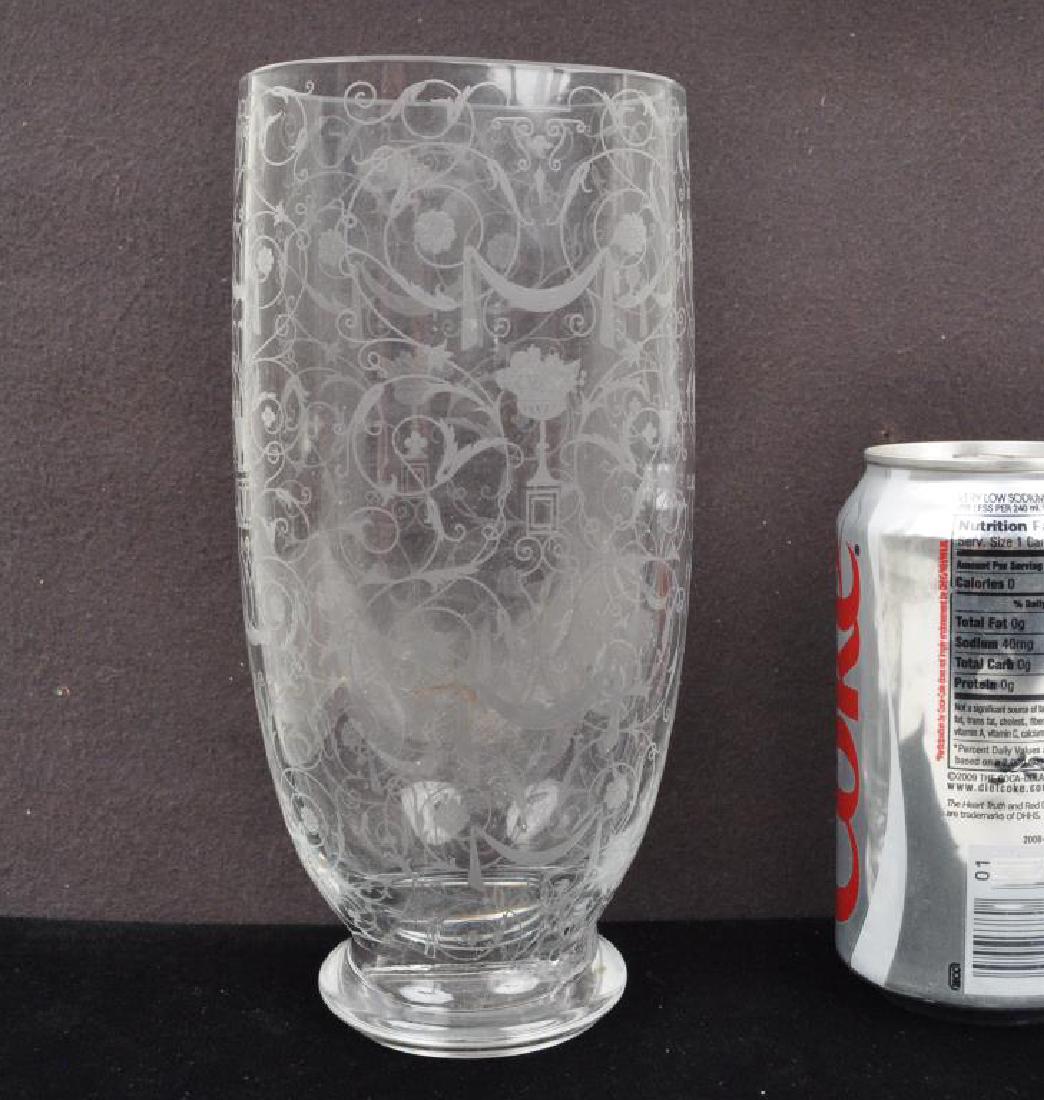 Acid Etched Baccarat Vase (1 of 2)