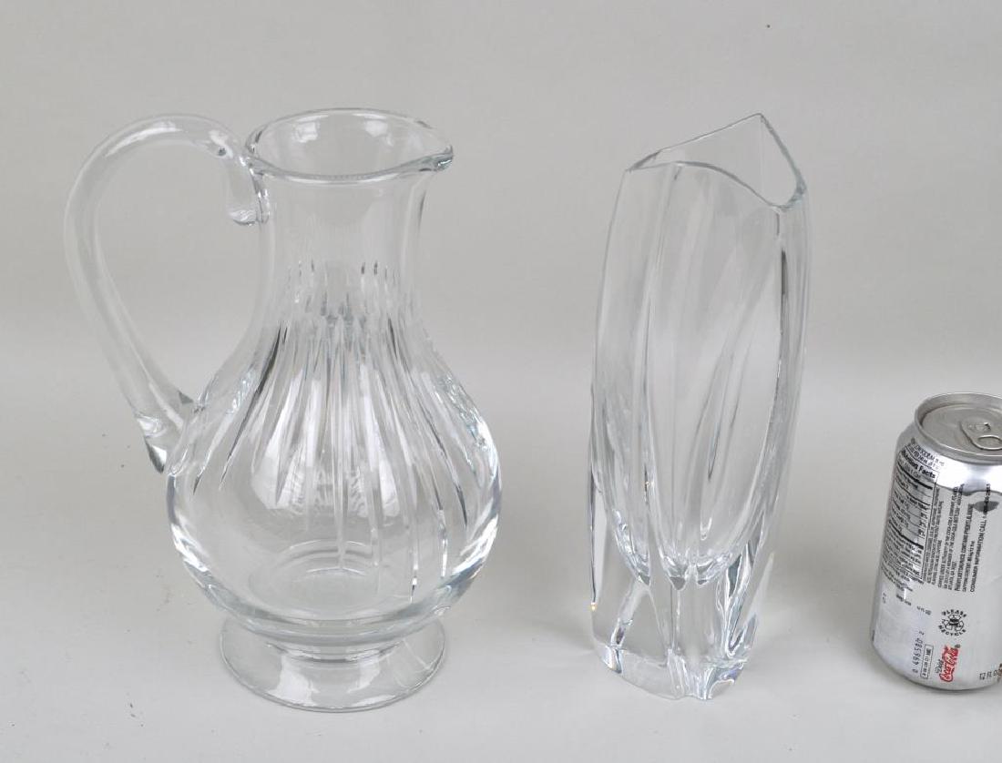Baccarat Cut Glass Pitcher & Vase (1 of 5)
