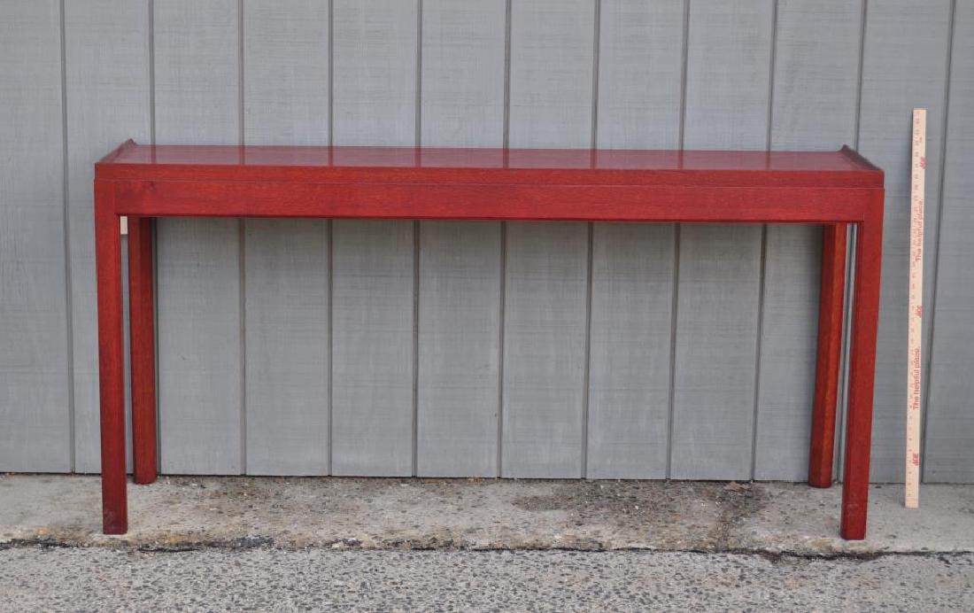 Designer MCM Stained Oak Altar Table (1 of 3)