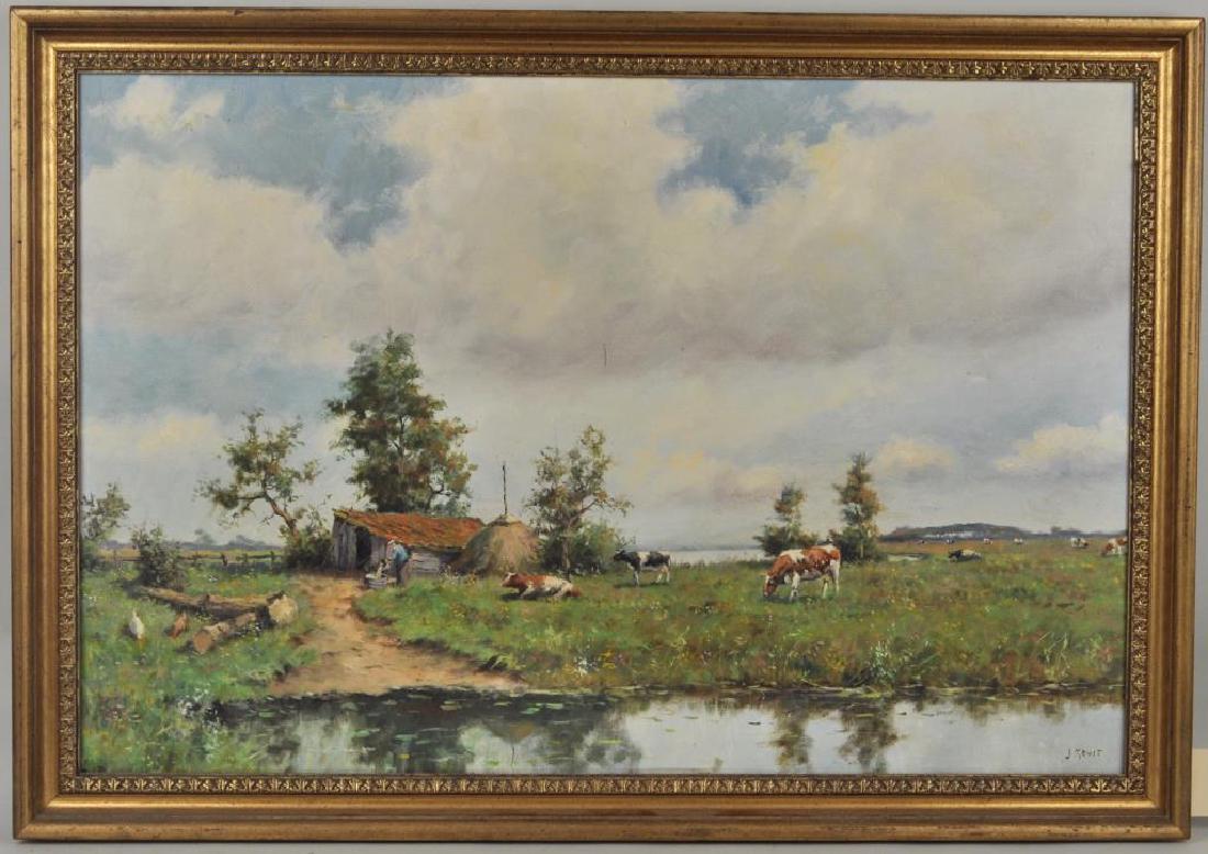 J. Kavet, O/C Pastoral Scene (1 of 4)