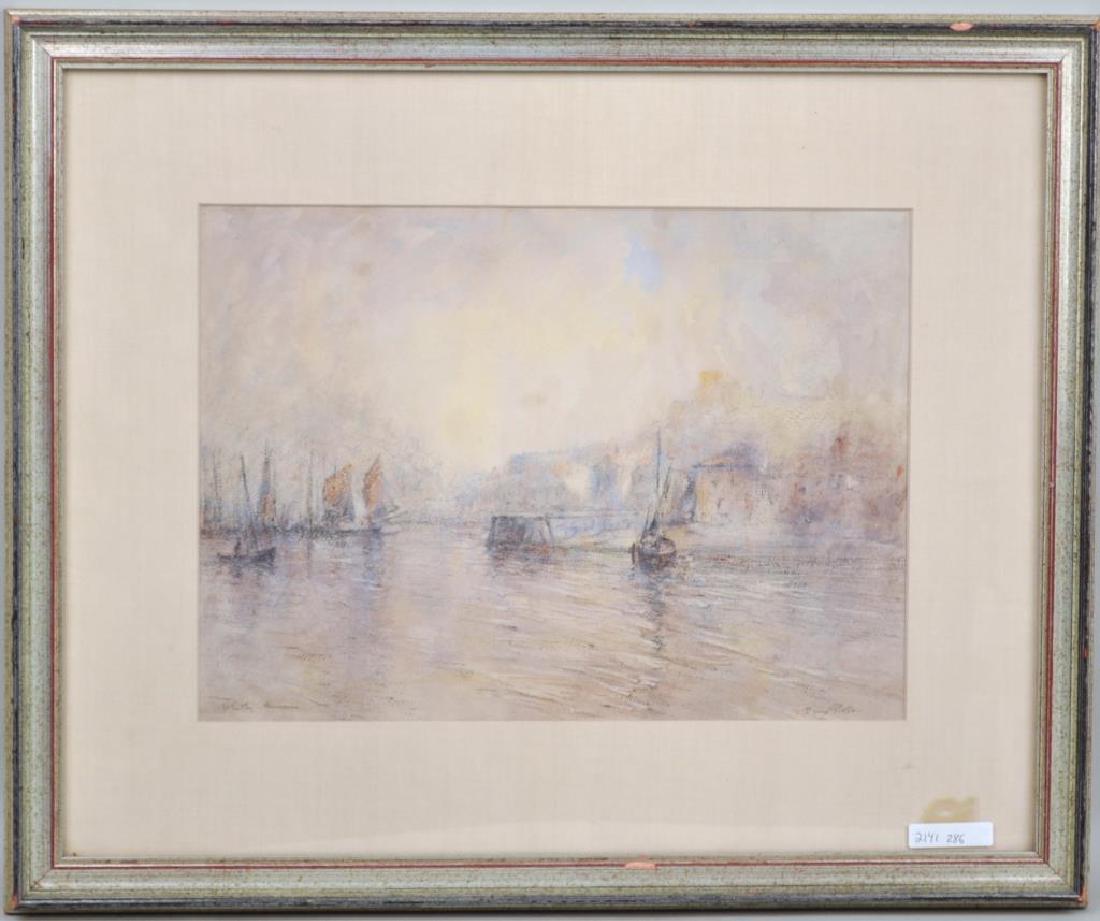 J.F. Barry Pittar, Whitby Sunrise, Mixed Media/P (1 of 5)