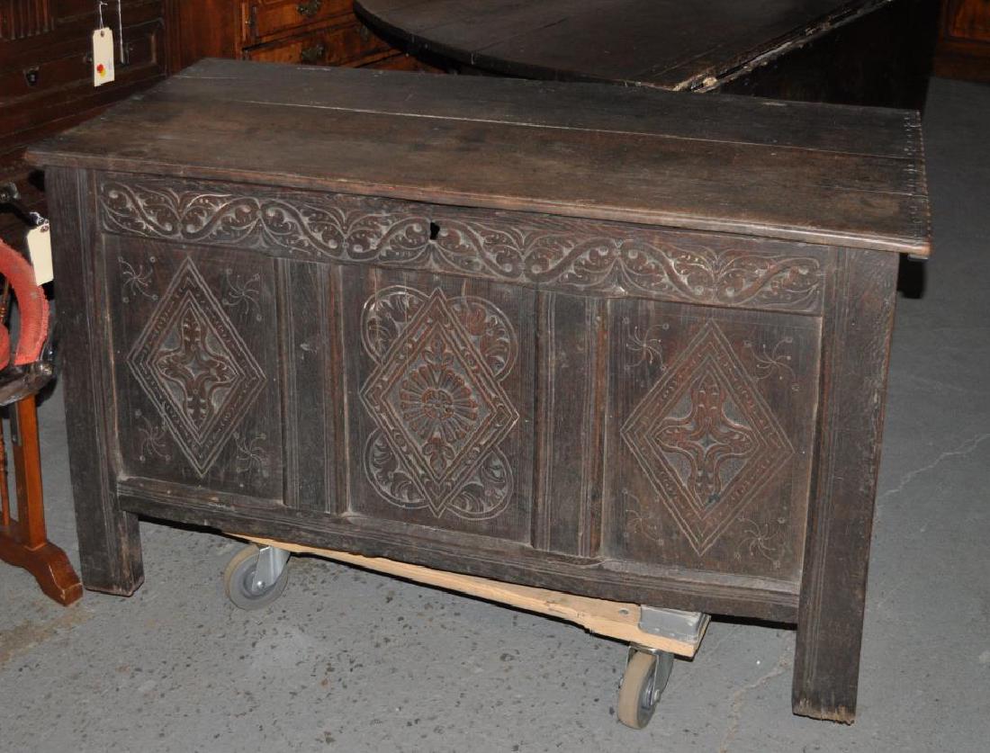 Early English Carved Jacobean Chest (1 of 5)