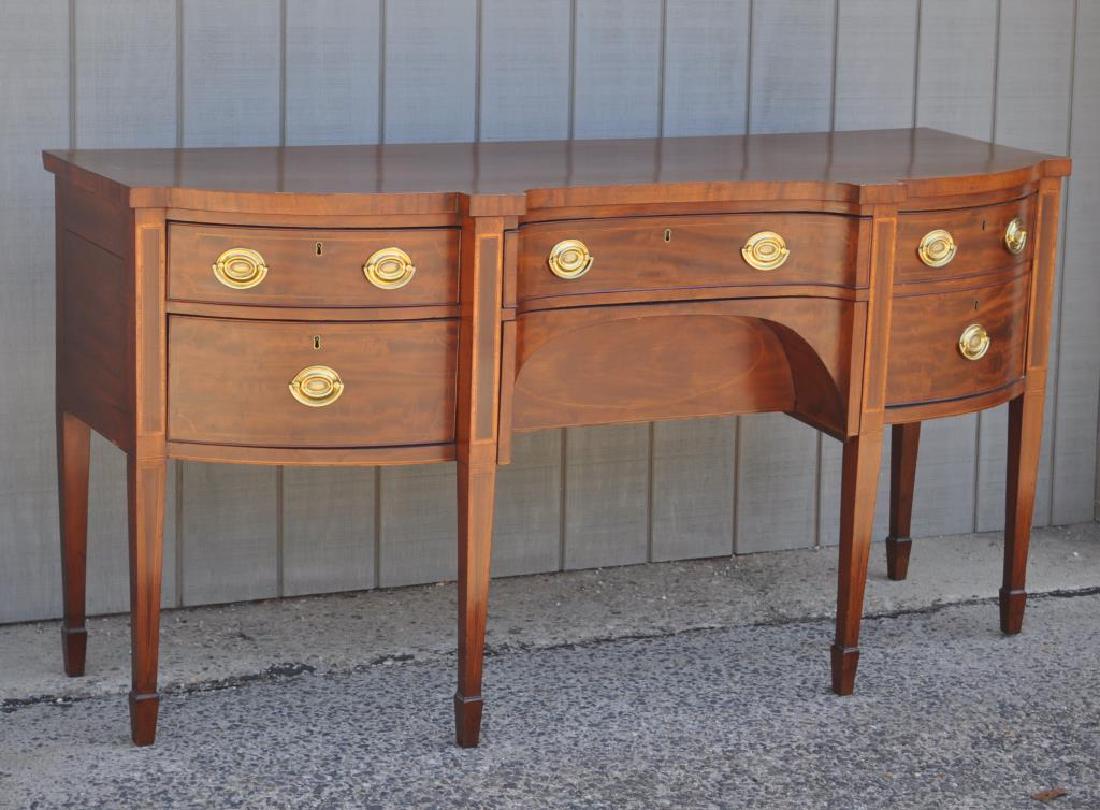 George III Inlaid Mahogany Sideboard (1 of 12)
