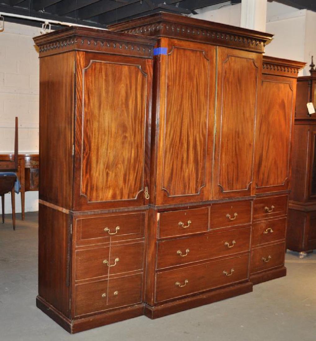 George III Mahogany Wardrobe (1 of 10)