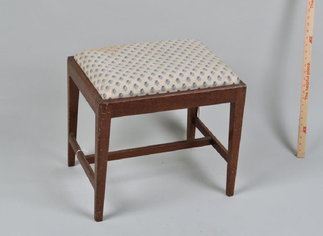 George III Mahogany Stool w/Slip Seat (1 of 3)