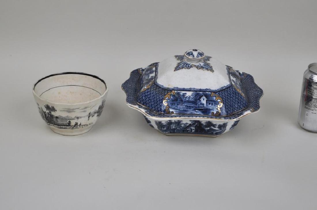 Two English Porcelain Transferware Items (1 of 4)
